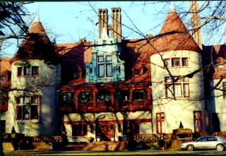 Gold Coast Mansion -Coindre Hall, Huntington Harbor, Long Island, New York.